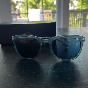J. Crew Medium Blue Sunglasses Excellent Condition